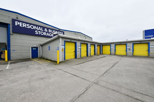 Drive-up units at Access Self Storage Barking