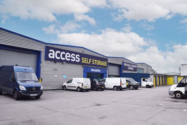 Store front of Access Self Storage Barking