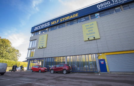 Access Self Storage Basingstoke - car park