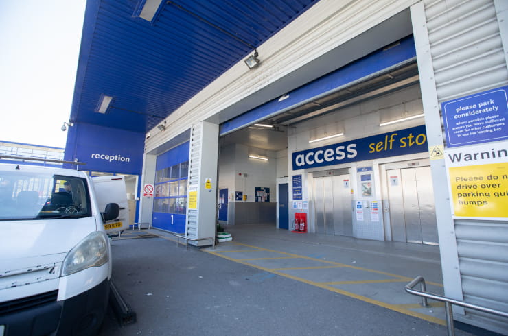 Access Self Storage Battersea - loading bay open