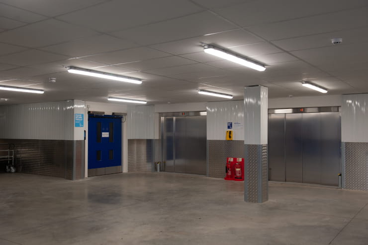 Access Self Storage Brentford - lift area