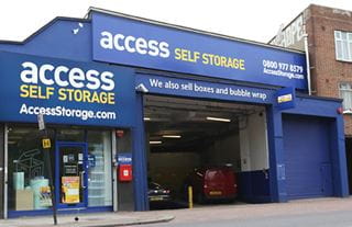 Our self storage facility in Brixton Hill