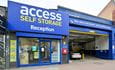 Entrance to reception ay Access Self Storage Brixton Hill