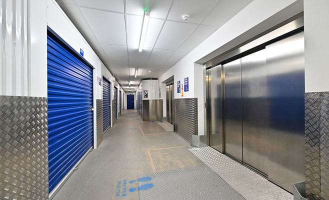 Customer lifts at Access Self Storage Catford