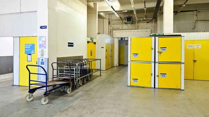 Locker storage units in Access Self Storage Coventry