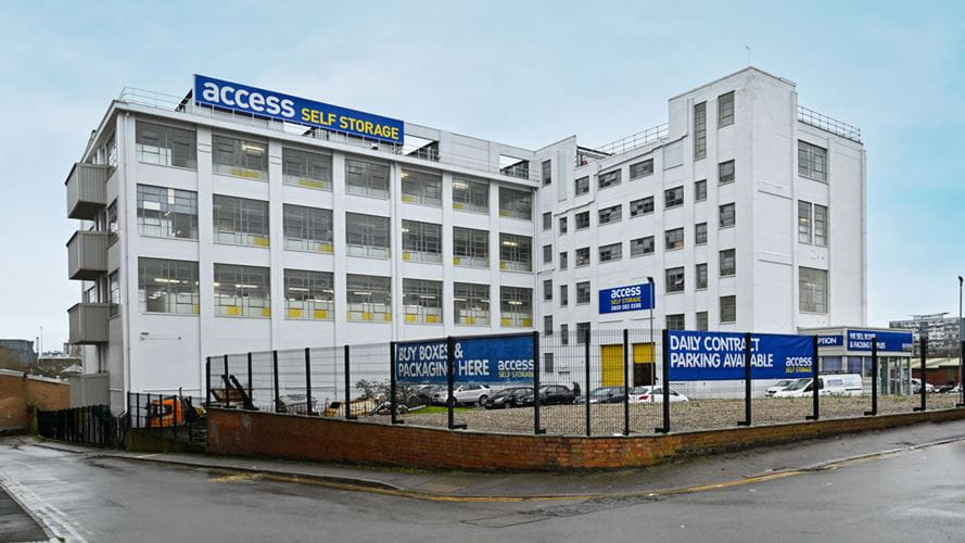 Store front of our secure self storage facility in Coventry