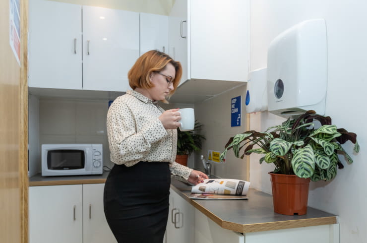 Access Offices Edmonton Kitchen