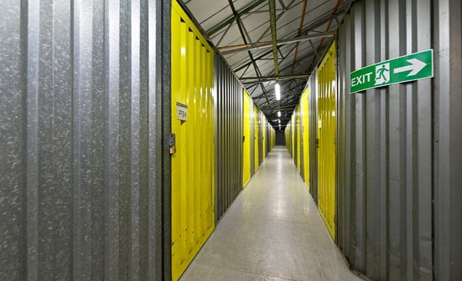 Self storage units at Access Self Storage Erdington