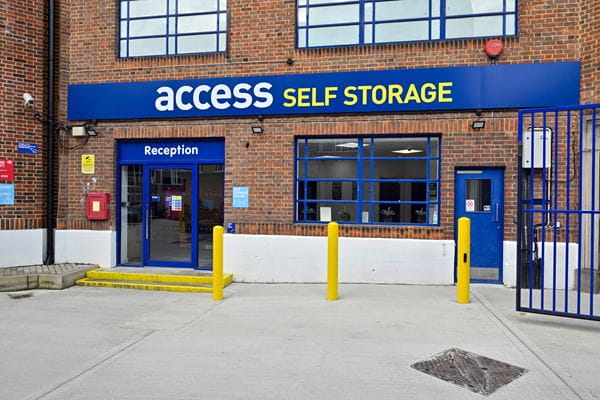 Reception of our Fulham storage facility