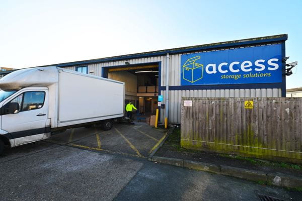 Our convenient loading bay at Access Self Storage Harrow