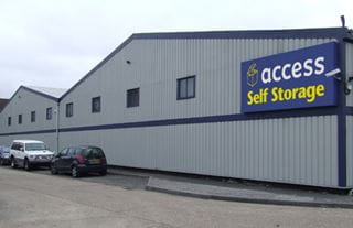 Our self storage facility in Harrow