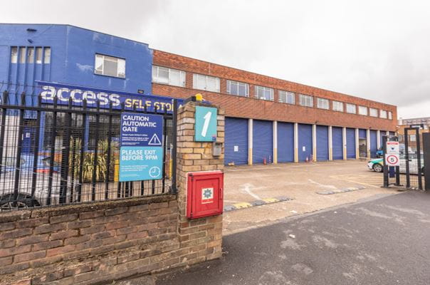 Access Self Storage Hayes - front gate