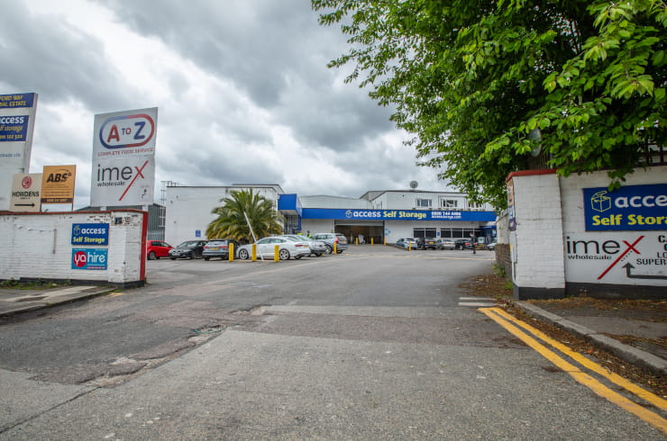 Access Self Storage main entrance