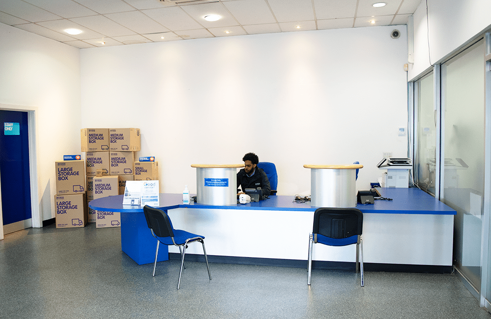 Access Self Storage Hornsey reception