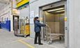 Customer goods lift at Access Self Storage Isleworth