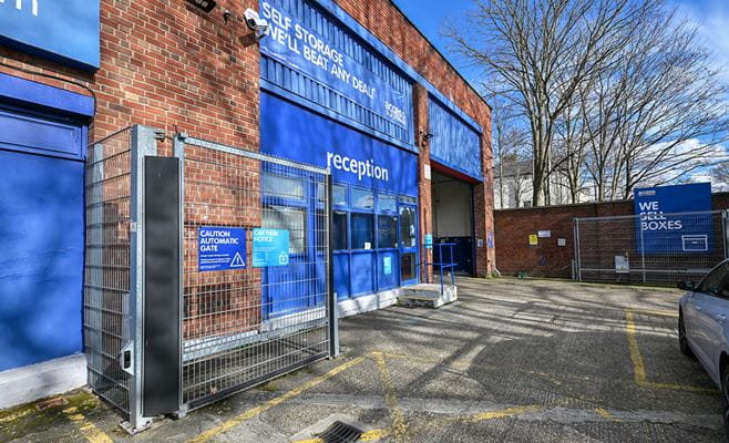 Reception entrance at Access Self Storage Isleworth