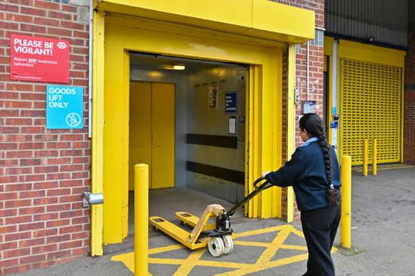 Accessible elevators at Kingston