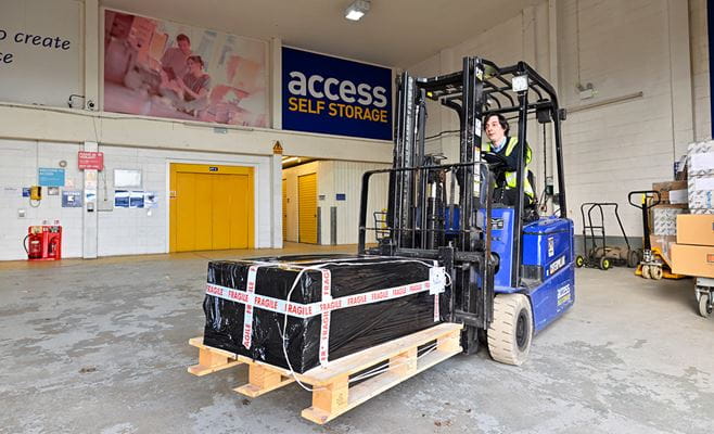 Forklift in use ay our store near Manchester