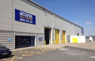 Our self storage facility in Manchester