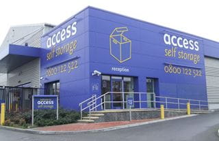 Our self storage facility in Neasden