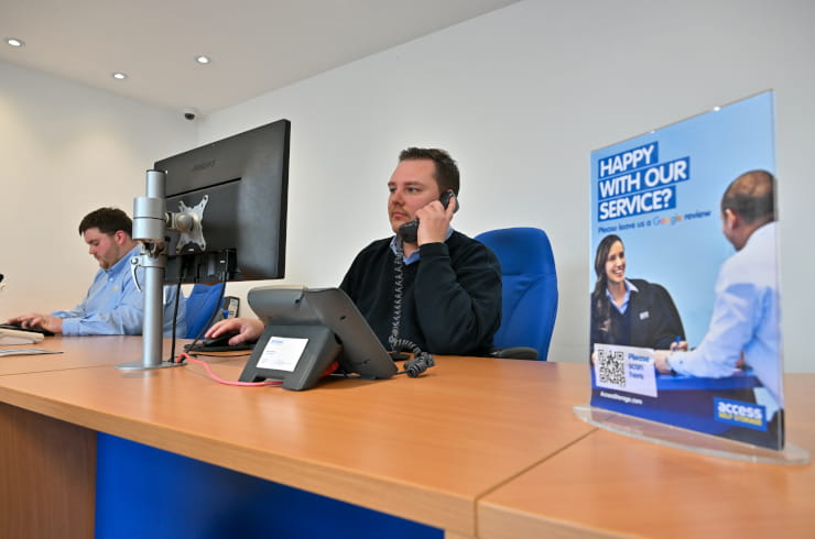 Reception Staff at Access Self Storage Northampton