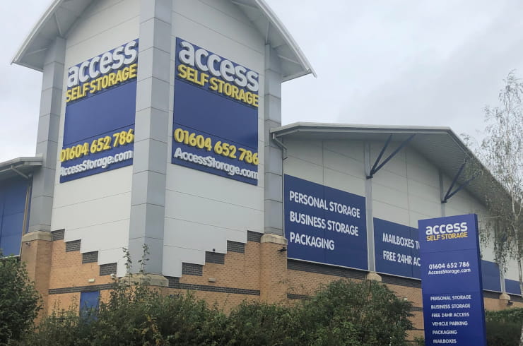 Access Self Storage Northampton - road view of Northampton storage