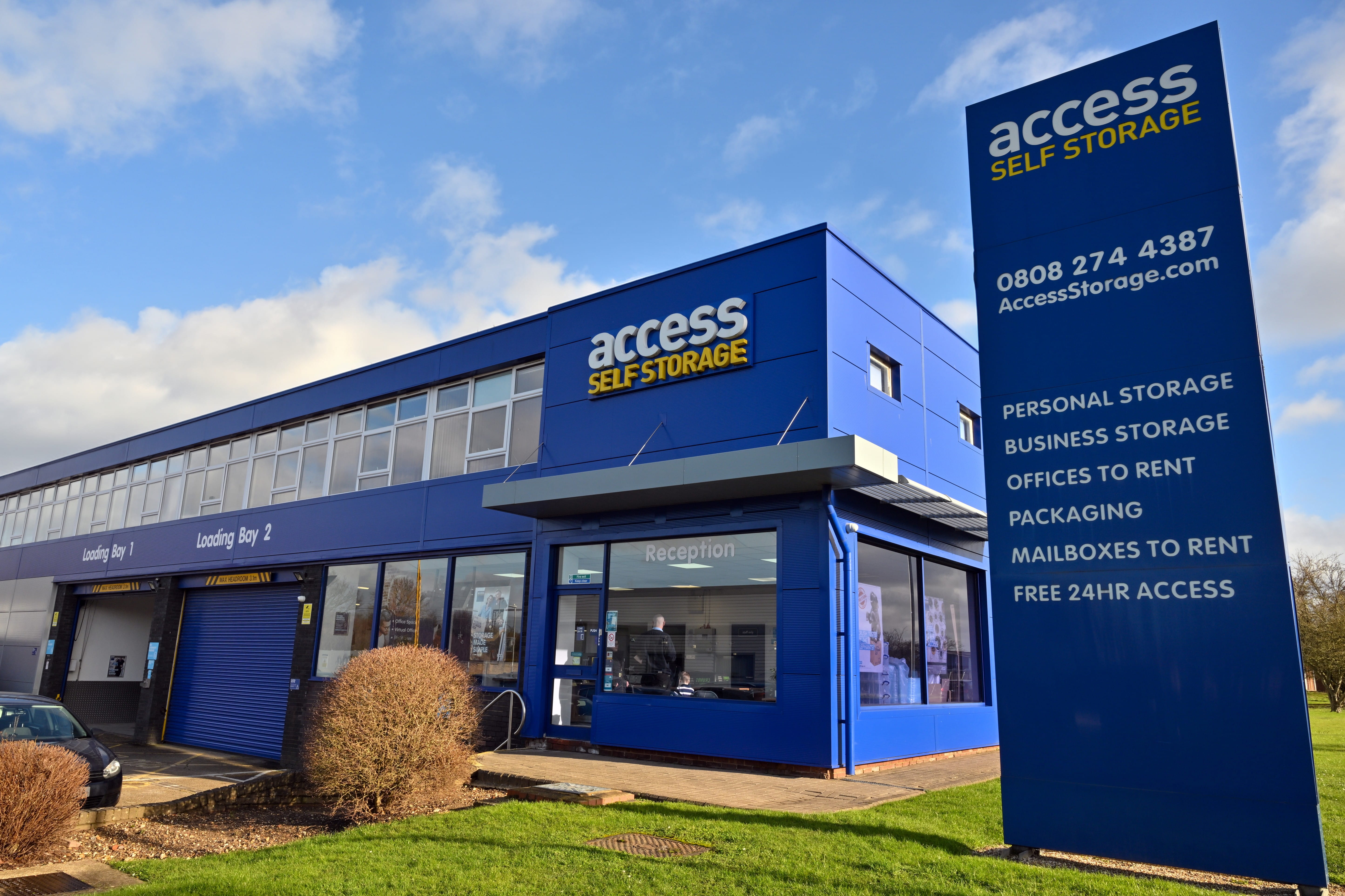 Exterior of our Reading storage facility