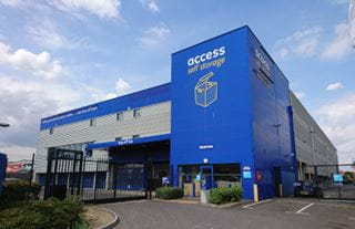 Our self storage facility in Romford. 