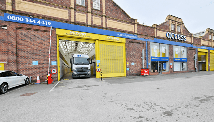 Birmingham Selly Oak storage facility entrance