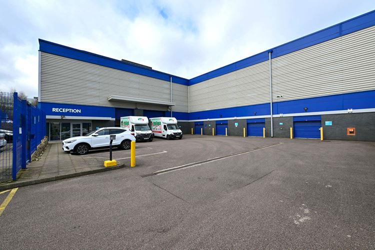 Car park at our Stevenage storage facility
