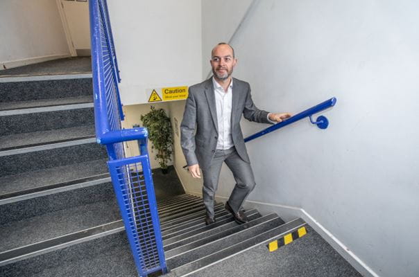 Access Self Storage Office Space in Twickenham - Stairs to Upper Floor Offices