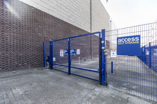 Access Self Storage gate entrance 