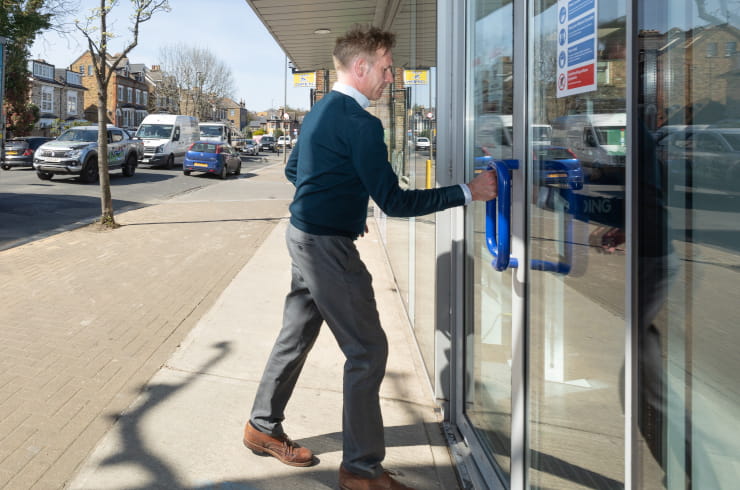 Access Self Storage entrance 