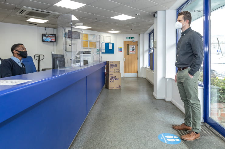 Access Self Storage reception 