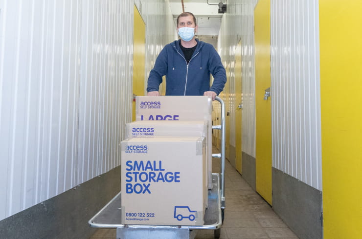 Access Self Storage corridor 