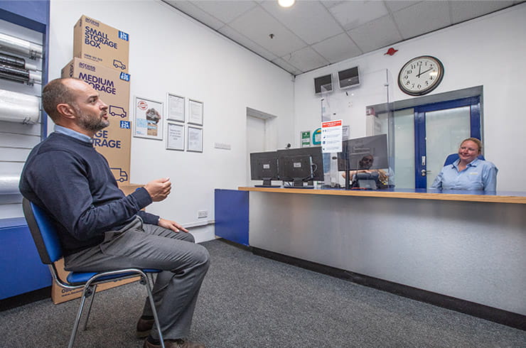 Access Self Storage West Norwood - reception