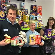 Access store people with Easter eggs