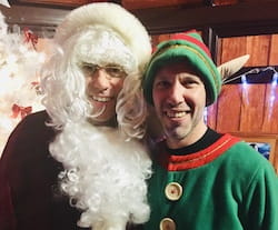 Father Christmas and Elf