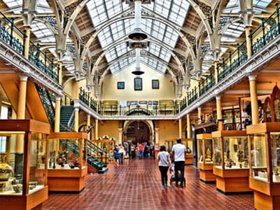 Inside of Birmingham Museum and Art Gallery
