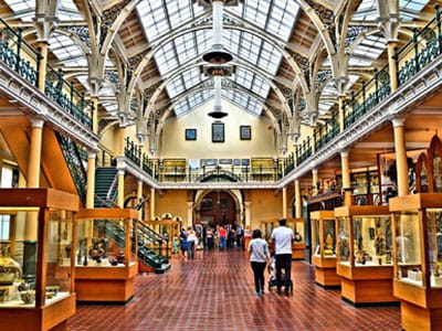 Inside of Birmingham Museum and Art Gallery