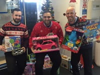 Donating Christmas gifts Manchester
