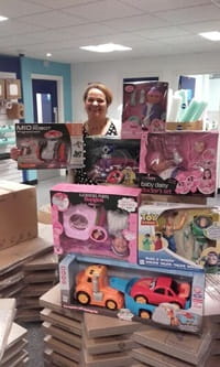 Donating Christmas gifts