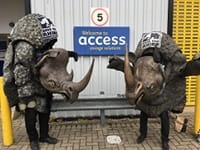 Rhino's in car park