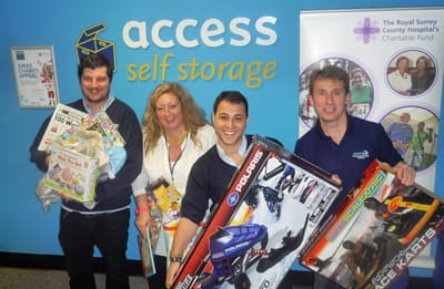 Access Xmas appeal - showing collections