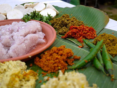 Banana leaf rice