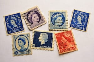 old Commonwealth stamps