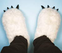 heated fluffy slippers