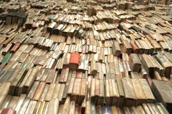 Hundreds of old books