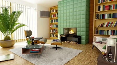 comfortable living room