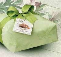 Easter gift in green gift paper